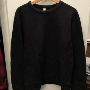 American Apparel Black Crewneck Sweater